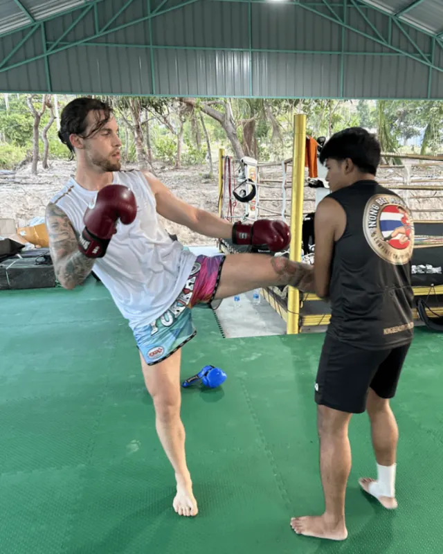 Kick technique training
